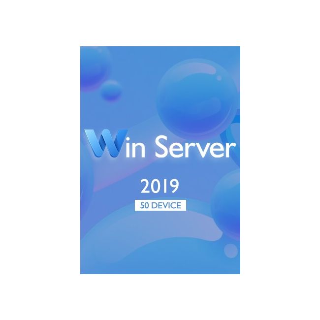 Win Server 2019 Remote Desktop - 50 Device CALs Certificate